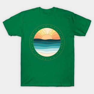 Golden Waves T-Shirt